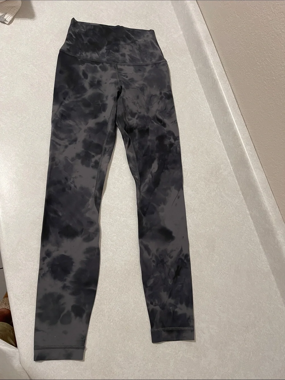 lululemon athletica Black Tie-Dye Leggings